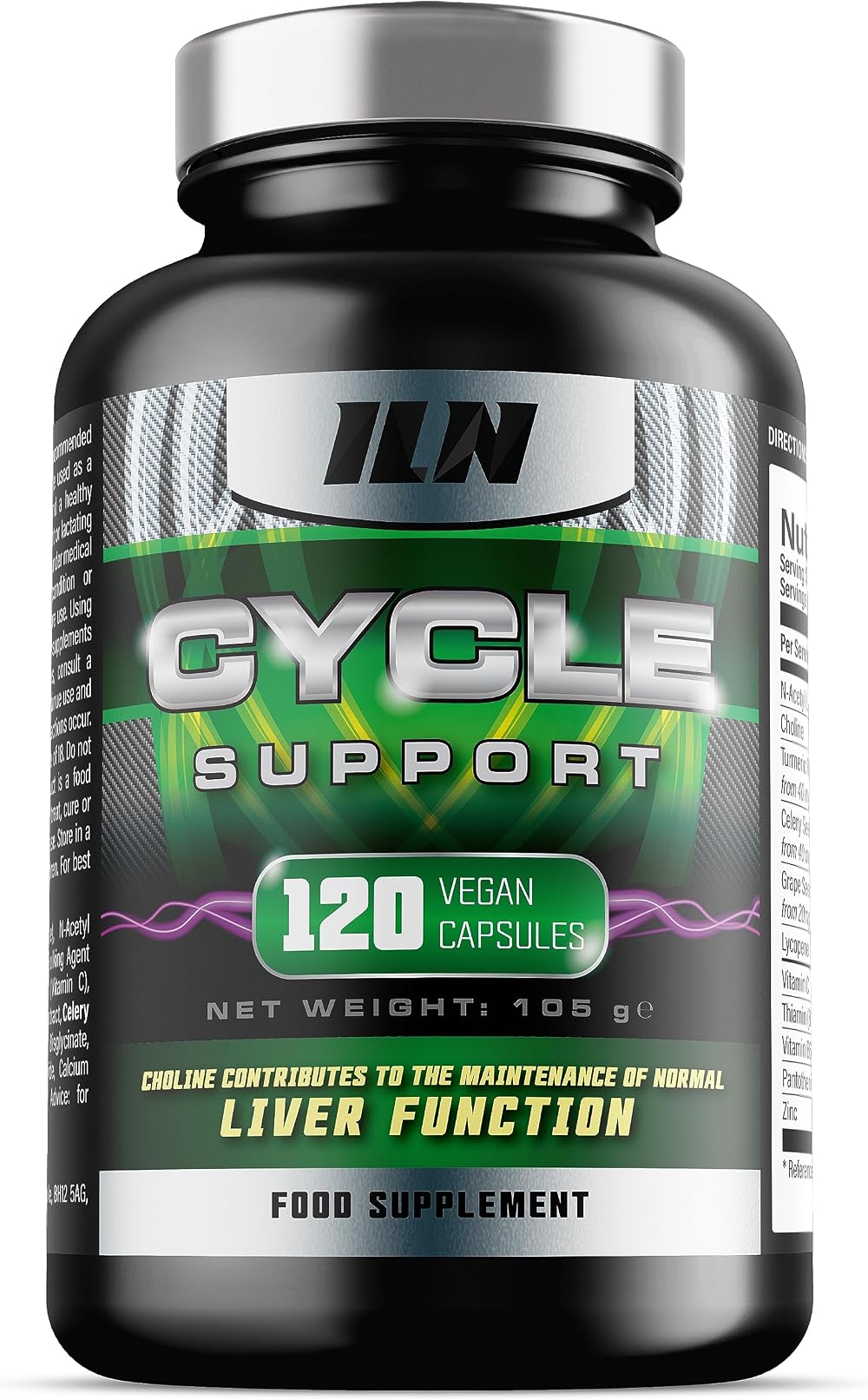Iron Labs Nutrition Cycle Support Supplement 120 Capsules NAC Hawthorn Berry