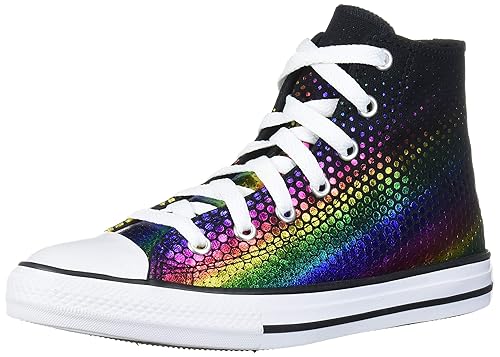 girls rainbow converse
