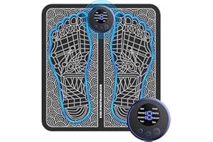BFAHE EMS Foot Stimulator Foot Massage for Neuropathy feet Massager with Remote Control for Circulation and Pain Relief for Improved Circulation or Muscle Relaxation and Pain Relief