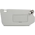 SCITOO Right Passenger Side Sun Visor Assembly fit for 2013-2018 for Nissan Pathfinder 2014-2017 for Infiniti QX60 2013 for Infiniti JX35 with Sunroof (Grey)