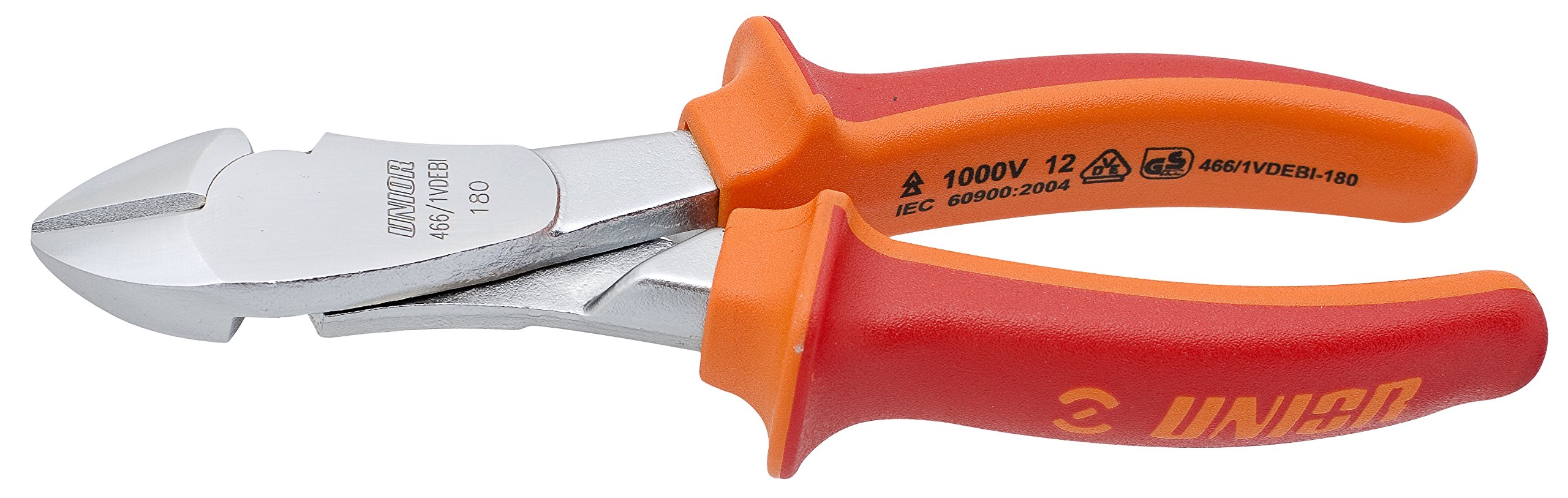 Unior 466/1VDEBI Diagonal Heavy Duty Side Cutters, 200 mm