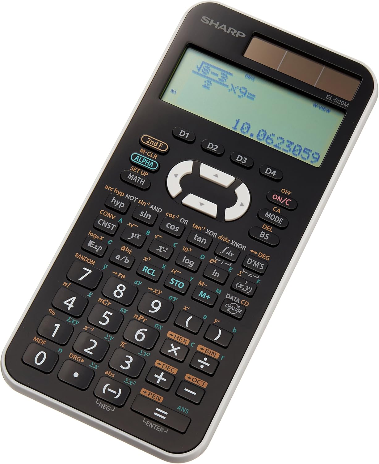 Amazon シャープ 関数電卓 473関数機能 式通り入力表示 スライド式ハードケースタイプ El 5mx 関数電卓 文房具 オフィス用品