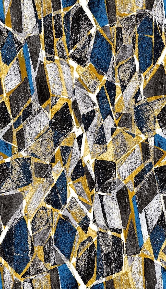 Homemania Printed Rug, 25% Polyester, 75% Cotton, Multicolor