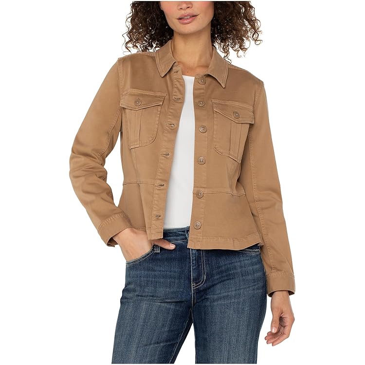 (取寄) リバプールロサンゼルス レディース プリーツ バック クロップ ジャケット Liverpool Los Angeles women Pleat Back Crop Jacket Maroon Berry Amazon.com: Liverpool Los Angeles Women's Pleat Back Crop Jacket