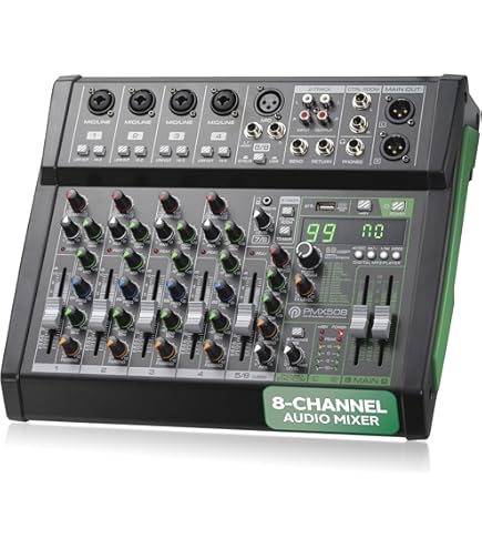 Amazon.com: Alesis MultiMix 8 USB 2.0 Mixer : Musical