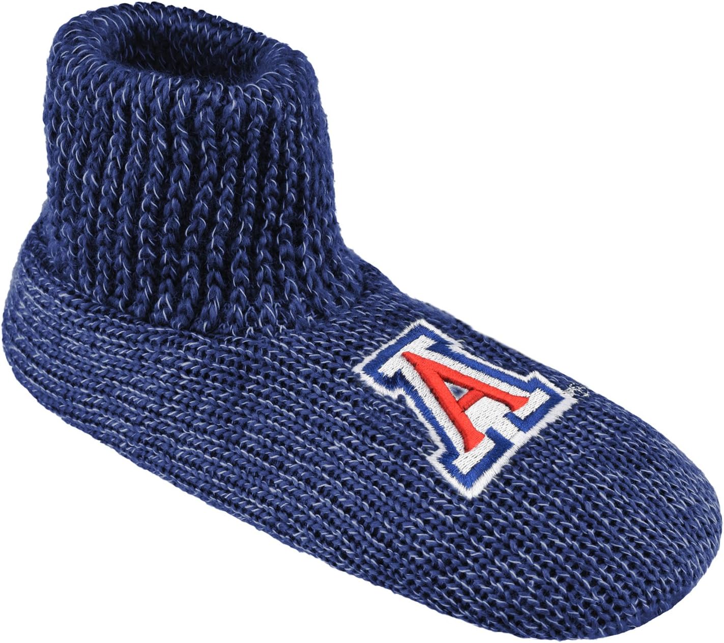 NCAA Ribbed Cuff Wool Blend Slipper Socks