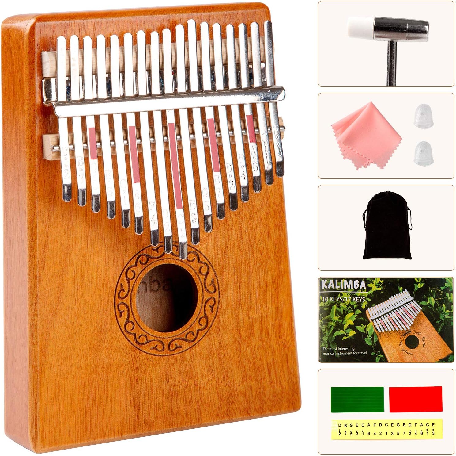 Kalimba, Kalimba Thumb Piano Kalimba 17 Key, Kalimba with