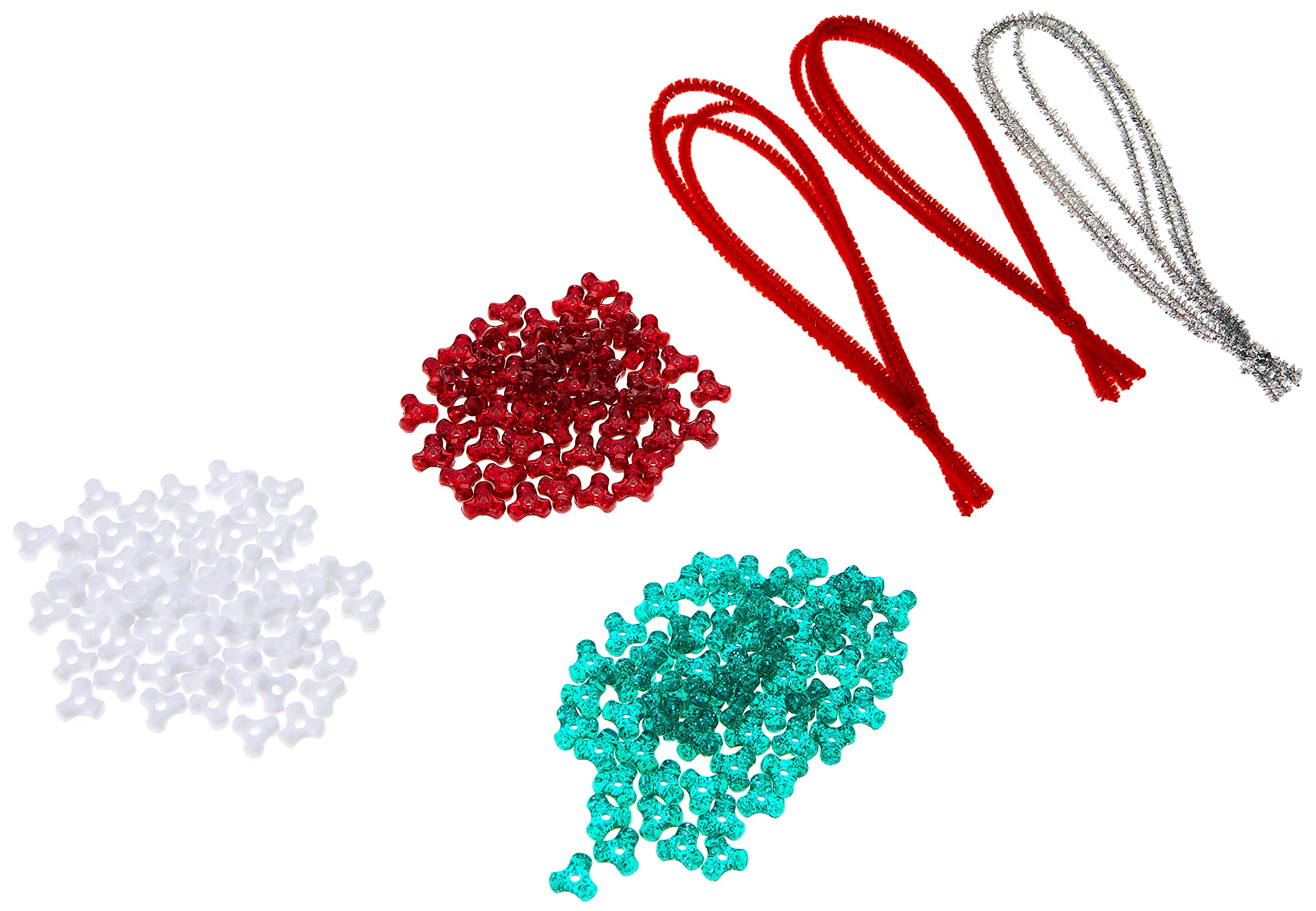 Beadery Holiday Beaded Ornament Kit Candy Cane Assortment Makes 16, Original Version, (BOK-5688)