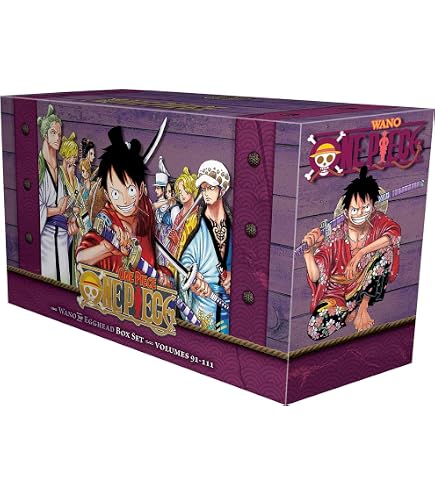 Amazon.com: One Piece Box Set 5: Wano to Egghead: Volumes 91-111