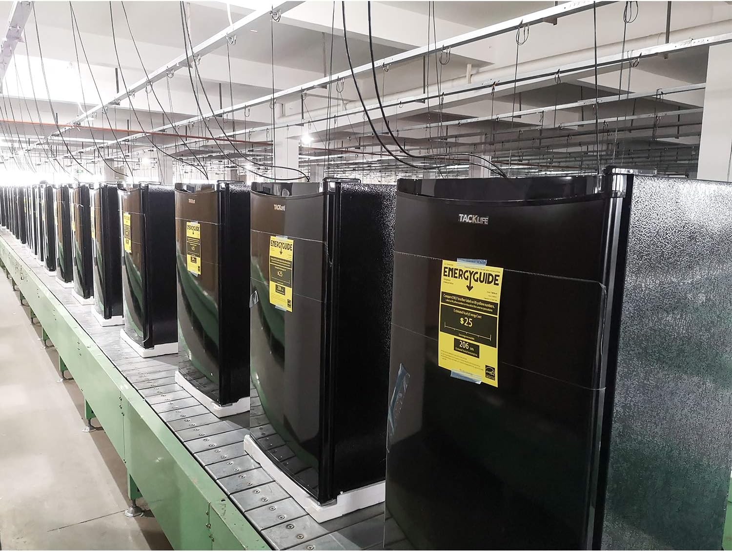 TACKLIFE Compact Refrigerator, 3.2 Cu Ft Mini Fridge with Freezer, Energy Star Rating, Low noise, for Bedroom Office or Dorm with Adjustable Temperature, Removable Glass Shelves- MPBFR321: Appliances