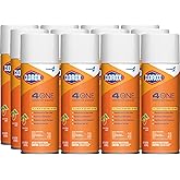 CloroxPro 4 in One Disinfecting Cleaner, Industrial Cleaning, 14 Ounce Spray Can, (12 Pack)