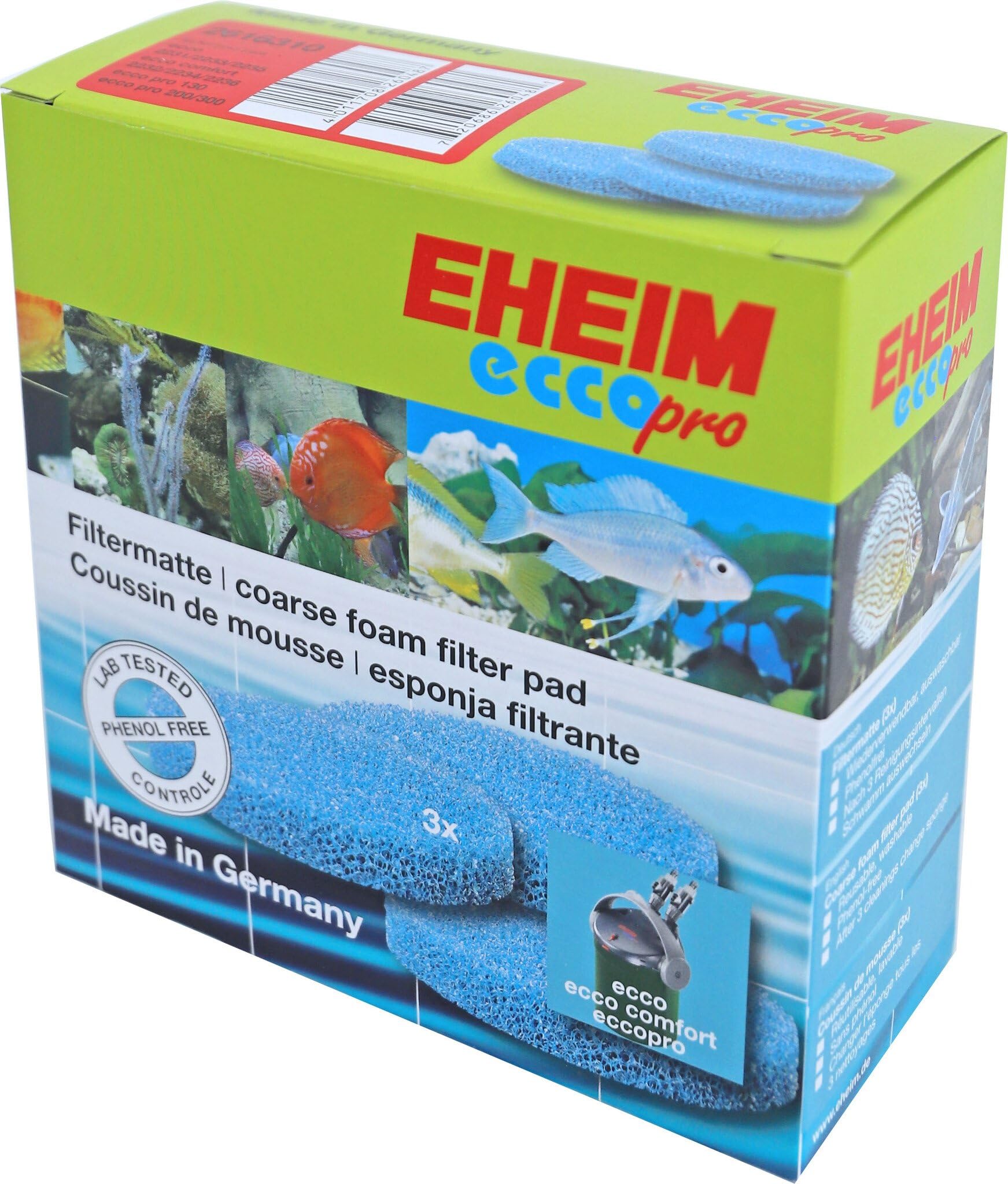 Eheim filtermats for filter 2231-2236 "ecco"