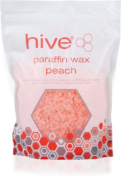 Hive Options Peach Paraffin Wax Pellets 700g Soften Hydrate Skin Professional