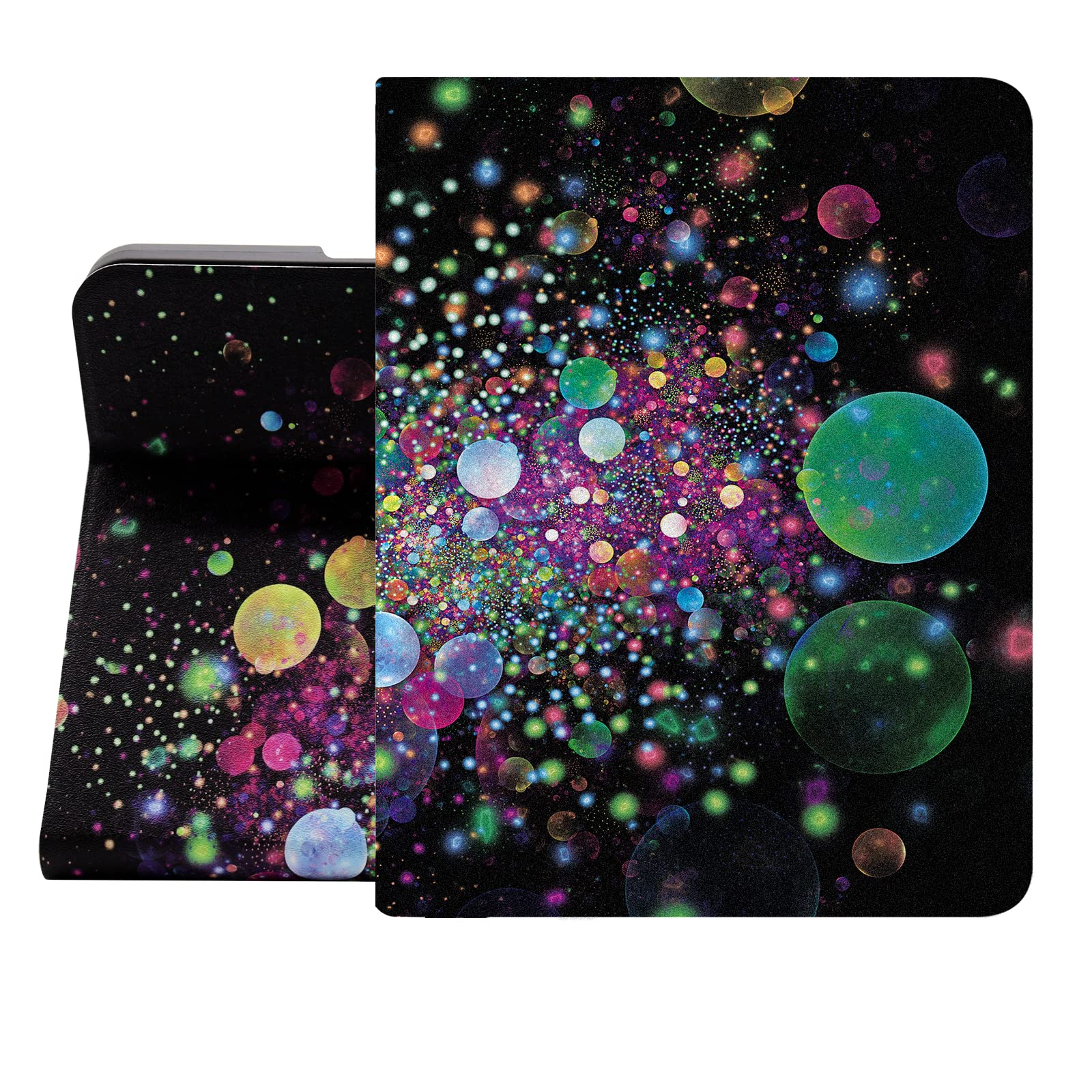 Berkin Arts iPad Pro 2nd/3rd/4th Generation (11 Inch) Case 2022 2021 2020 Folio Case Premium Leather Cover Holography Cosmic Colorful Galaxy Theme — image 1