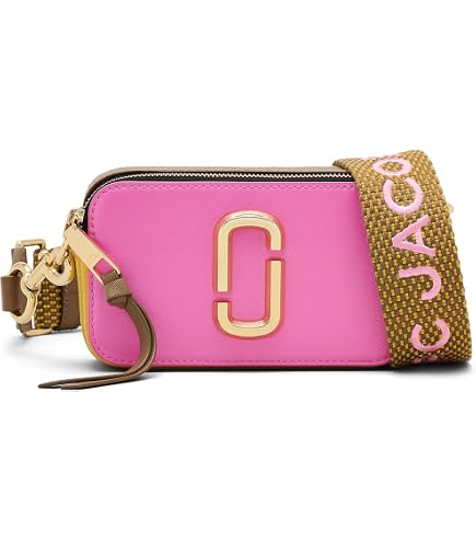 Marc Jacobs The Croc-Embossed Chain Snapshot Black One Size