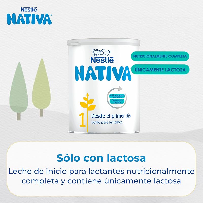 Nestlé Nativa 3 Leche De Crecimiento En Polvo Para Bebés A Partir De Los 12 Meses, Estuche De 1200 G
