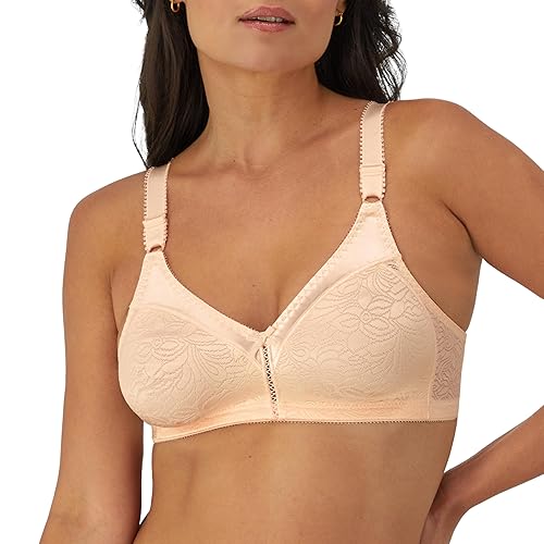 Bali Women's Double Support Spa Closure Wire-Free Bra, Porcelain ,38D
