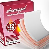 Shesangel Portable Menstrual Heating Patches: Adhesive Heat Patches for Cramps and Backache Relief-Up to 12 Hours, 12 Counts