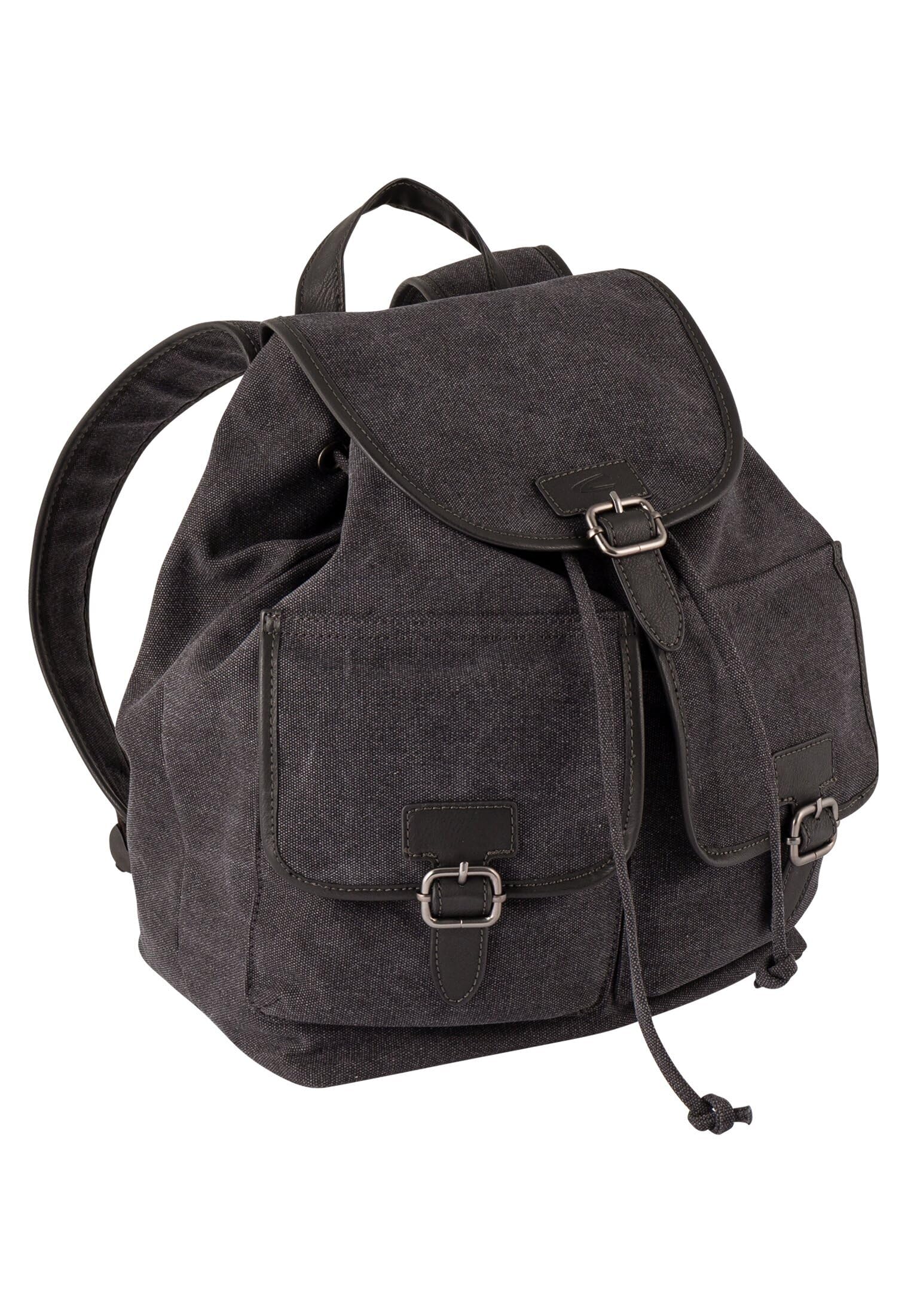 camel active Men's Mountain1 Backpack, dark grey, 31,5 x 18,5 x 32, Purse (Denim Size)
