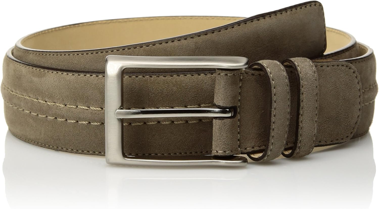 Mezlan Men's Belts Men's Naville Suede Belt, khaki, 44 at Amazon Men’s ...