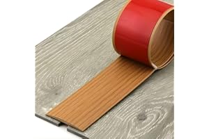 1.5", 2", 3" Wide Self Adhesive PVC Floor Transition Strip, Laminate Flooring Cover Strip, Flat Divider Strip for Joining Flo
