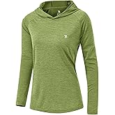 TBMPOY Womens UPF 50+ Sun Protection Hoodie Shirt Long Sleeve Fishing Hiking Outdoor UV Shirt Lightweight