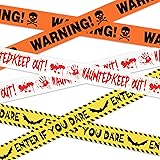 yunsheng 3Pcs Halloween Caution Tape