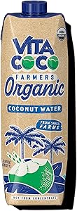 Vita Coco Farmers Organic Coconut Water, 33.8 Fl Oz