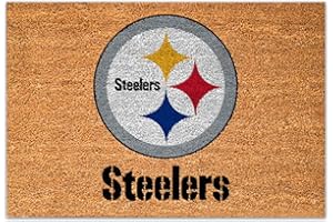 Cathay Sports Official NFL Licensed Pittsburgh Steelers Static Coco Coir Door Mat - 18"x30"