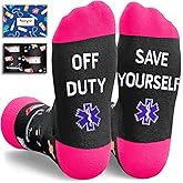 HAPPYPOP Nurses Dentist EMT Gifts - Paramedic Cancer Patients EMS Gift, Teeth Nursing Socks