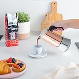 Bialetti New Venus 2 Cups Copper Stainless Steel Induction Not Suitable view 4
