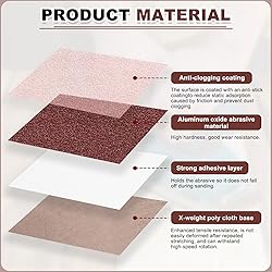 HARFINGTON 4 x 24 Inch Sanding Belts, 24 Pcs 80