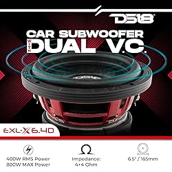 DS18 EXL-X6.4D 6.5" Car Subwoofer 800 Watts Max