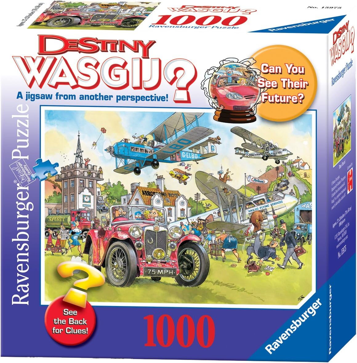 Ravensburger Time Travel 1000 pc Wasgij? Destiny Puzzle, Puzzles