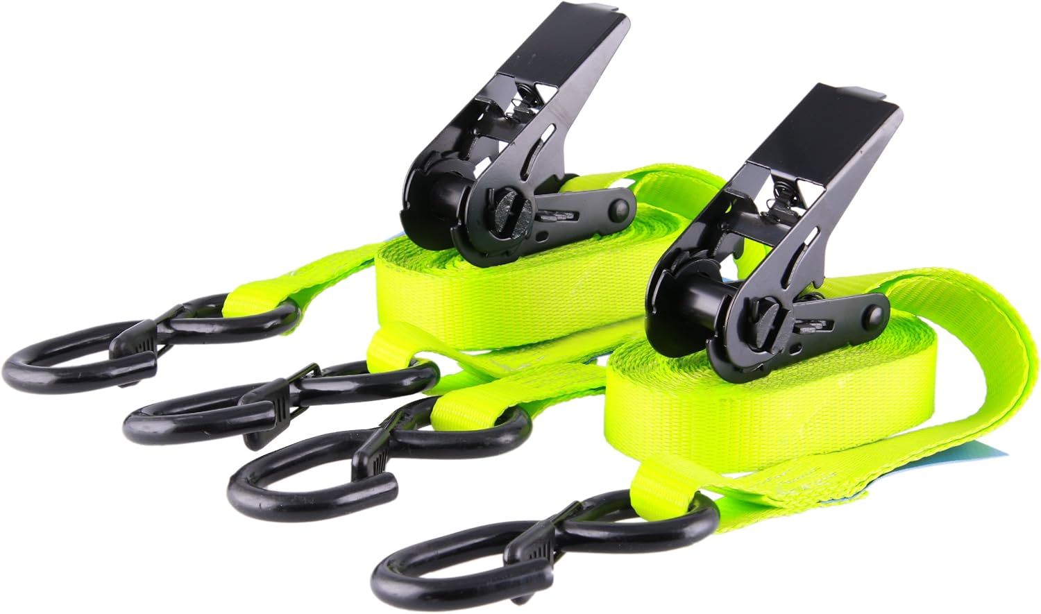 4 X 800 Kg Dan 6m Spanngurt Zurrgurte Ratschengurt 2 Teilig DIN Günstig Kaufen E - Foto 9