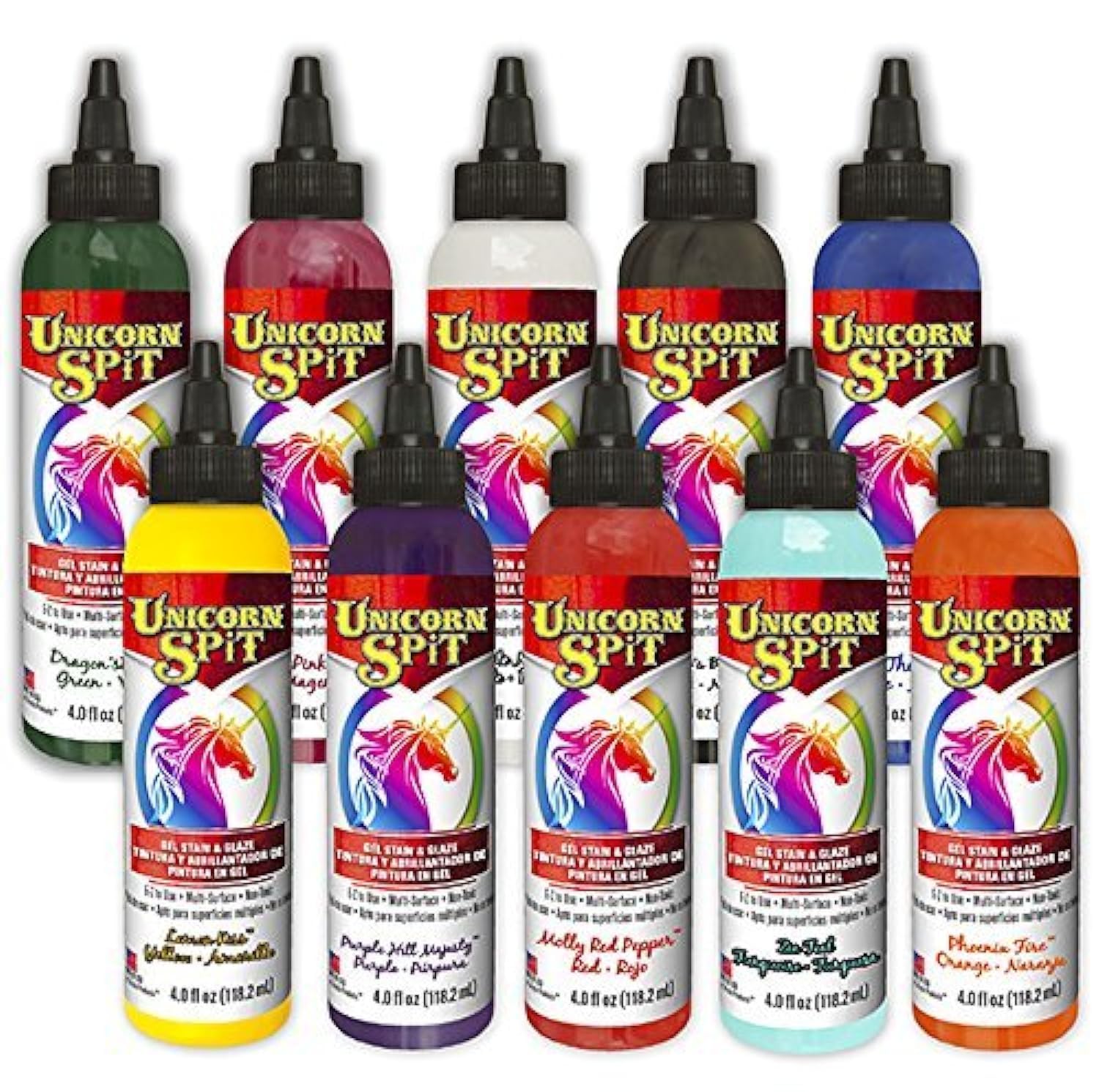 Photo 1 of Unicorn Spit Gel Stain and Glaze in One, 4 Ounce Each - 10 Paint Collection