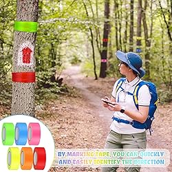 Hoolerry 60 Pcs Flagging Tape Assorted Colors, Non