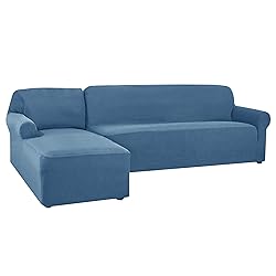 CHUN YI Stretch Sectional Couch Covers Soft L