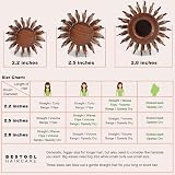 BESTOOL Round Brush for Blow Drying with Wooden Barrel 2.8 Inch view 7