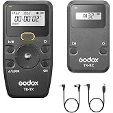 Godox TR-N1 TR-N3 Remote Shutter Release for Nikon, Wireless Shutter Release Intervalometer Compatible for Nikon Z9 Z7 Z6 Z5 D850 D800 D750 D610 F90 D7200 D7100 D5600 D3300 D90