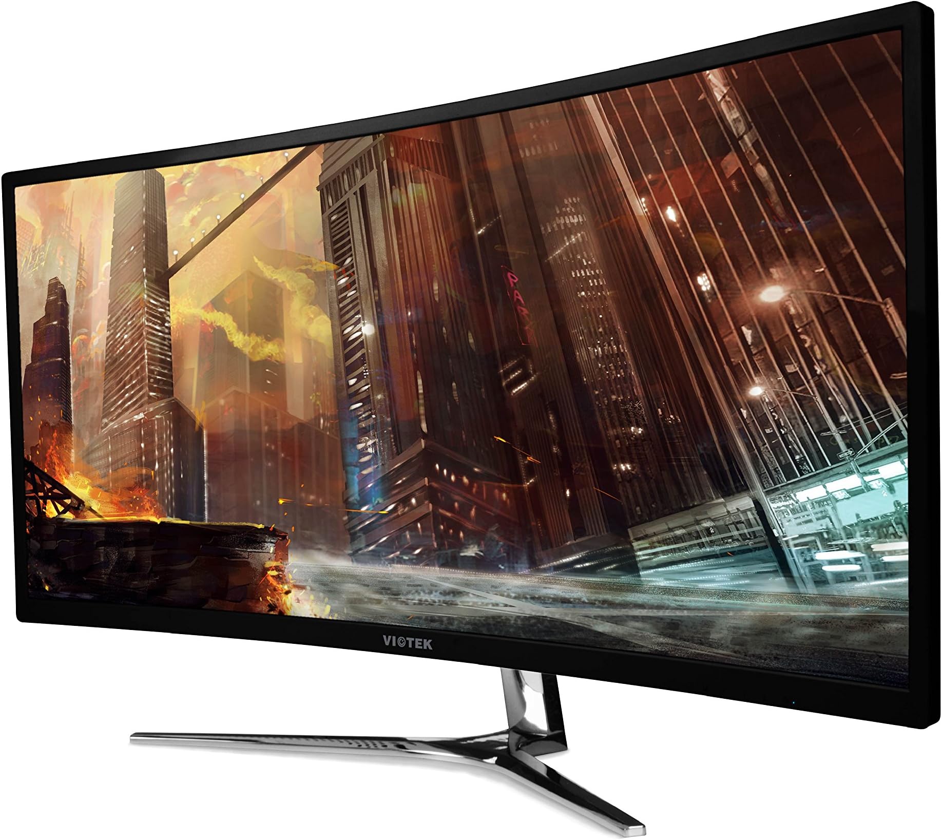 VIOTEK GN34C 34 Inch Curved Gaming Monitor WQHD 3440 x 1440 Widescreen High Definition 100hz Samsung VA Panel with HDMI DVI DisplayPort for PC Gaming Xbox PS4