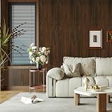 Abyssaly Wood Effect Vinyl Wrap 40x300cm Self Adhesive Dark Brown Oak view 9