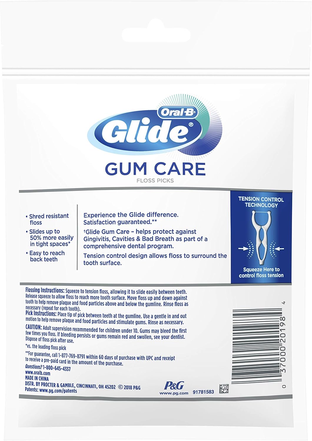 Choice One Crest Glide Floss Picks 30Ea Procter & Gamble Dist. (Pack of 3) by Oral-B, 30 count (Pack of 3) - Image 3