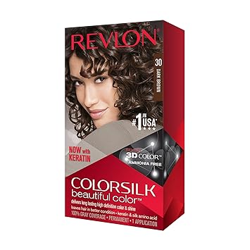 Amazon Com Revlon Colorsilk Haircolor Dark Brown Beauty