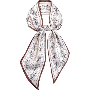 Aprilswan Silk Hair Scraf, Purse Head Neck Scarves for Women Satin Fashion | Silky satin fabric, Chic prints, Draped & flowy,