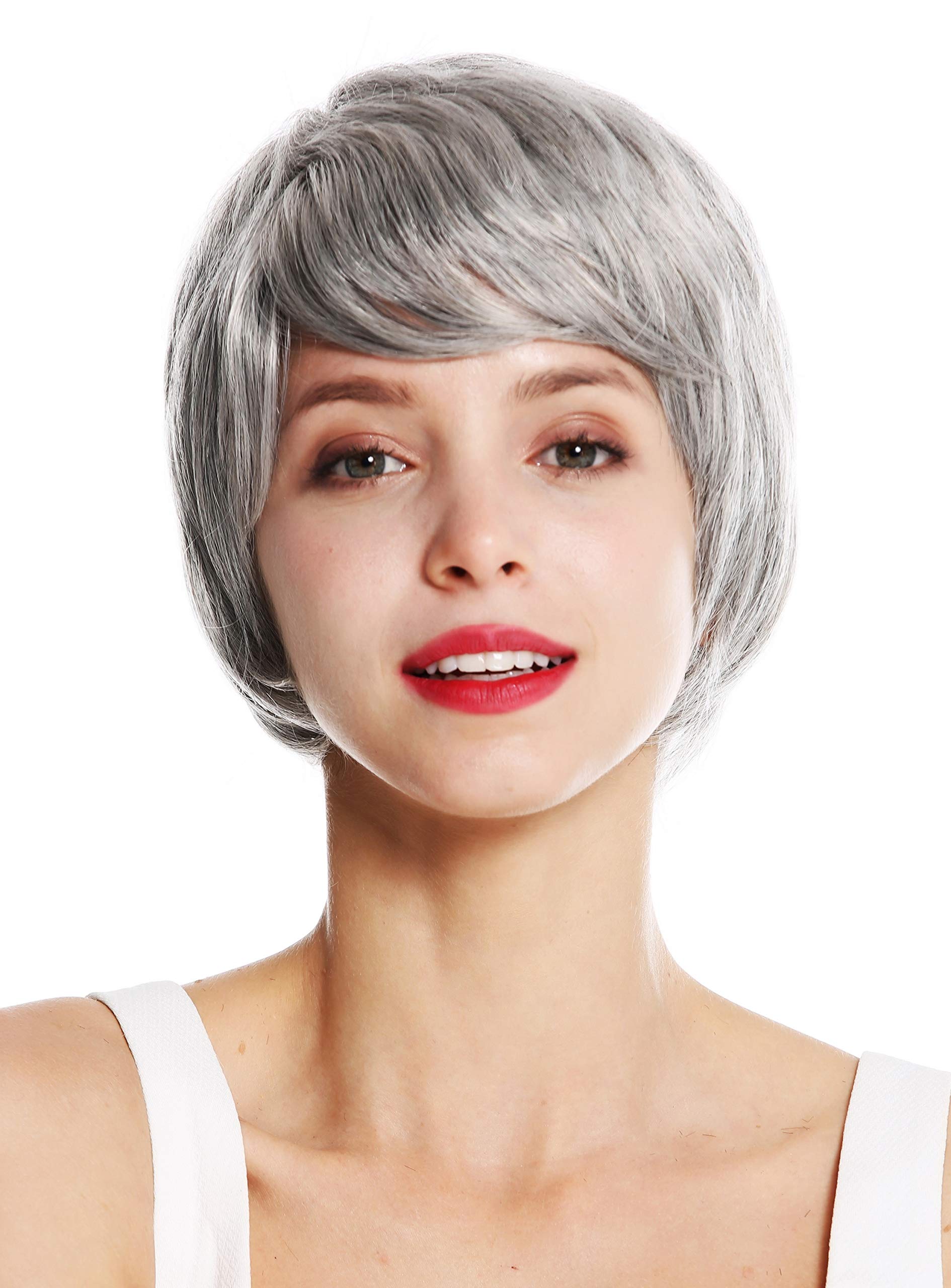 WIG ME UP - VK-50-51 quality women's wig short bushy boyish grey silvery grey