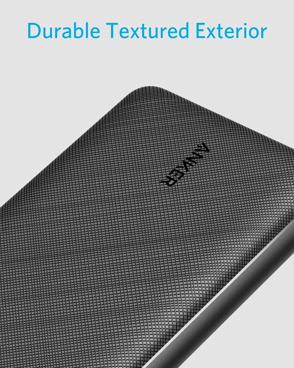 Anker Portable Charger, PowerCore Essential 20000mAh Power Bank with PowerIQ Technology and USB-C (Input Only), High-Capacity External Battery Pack Compatible with iPhone, Samsung, iPad, and More.