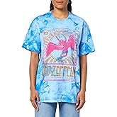 Led Zeppelin Unisex-Adult Blue Cloud Tee