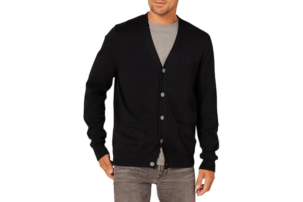 Amazon Essentials Mens Cotton Cardigan Sweater