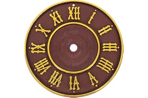Tofficu Cuckoo Wall Clock with Roman Numerals Antique Style Quartz Movement Pendulum Clock Parts for Living